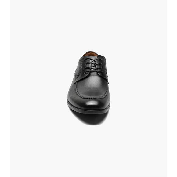NEW FLORSHEIM men\'s zaffiro moc toe oxford shoes in black main image 4